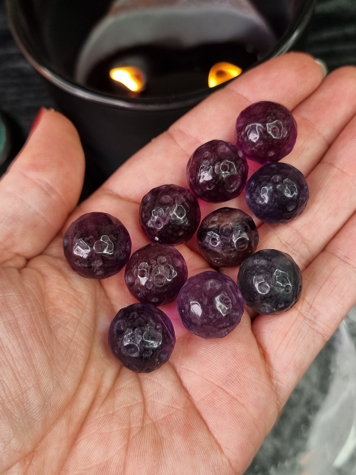 Fluorite Mini Moon Carving