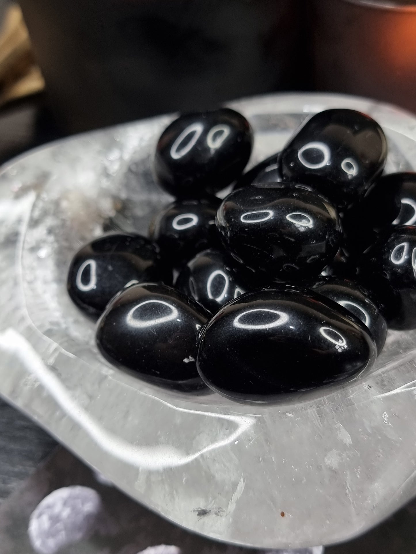 Obsidian Tumble stone