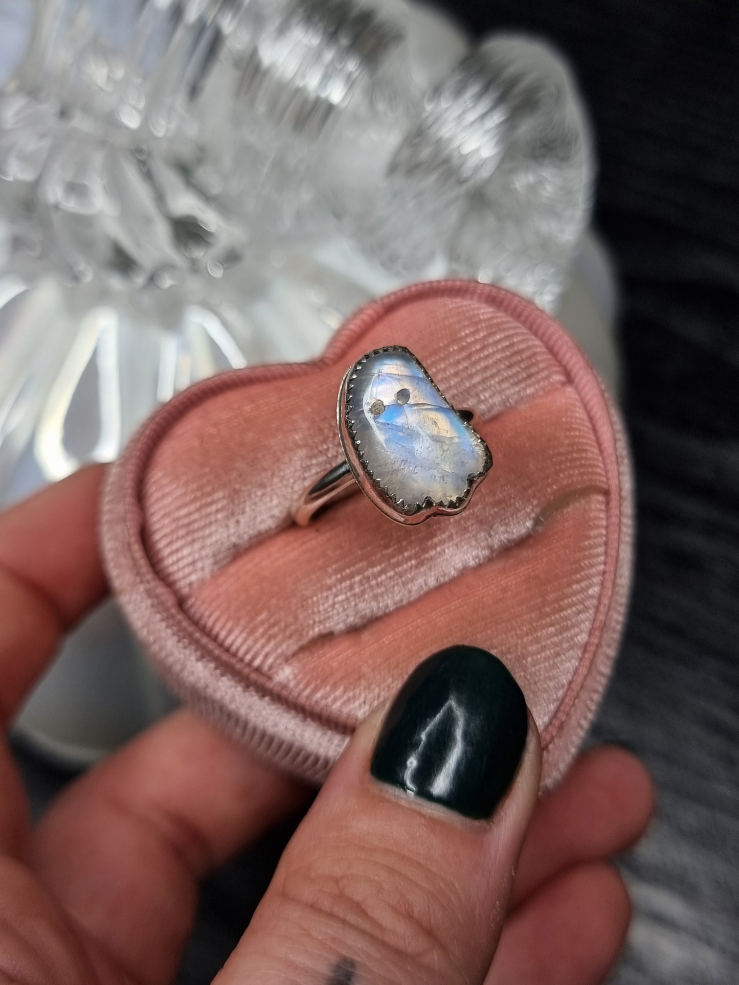 Moonstone Poe Ring MTO