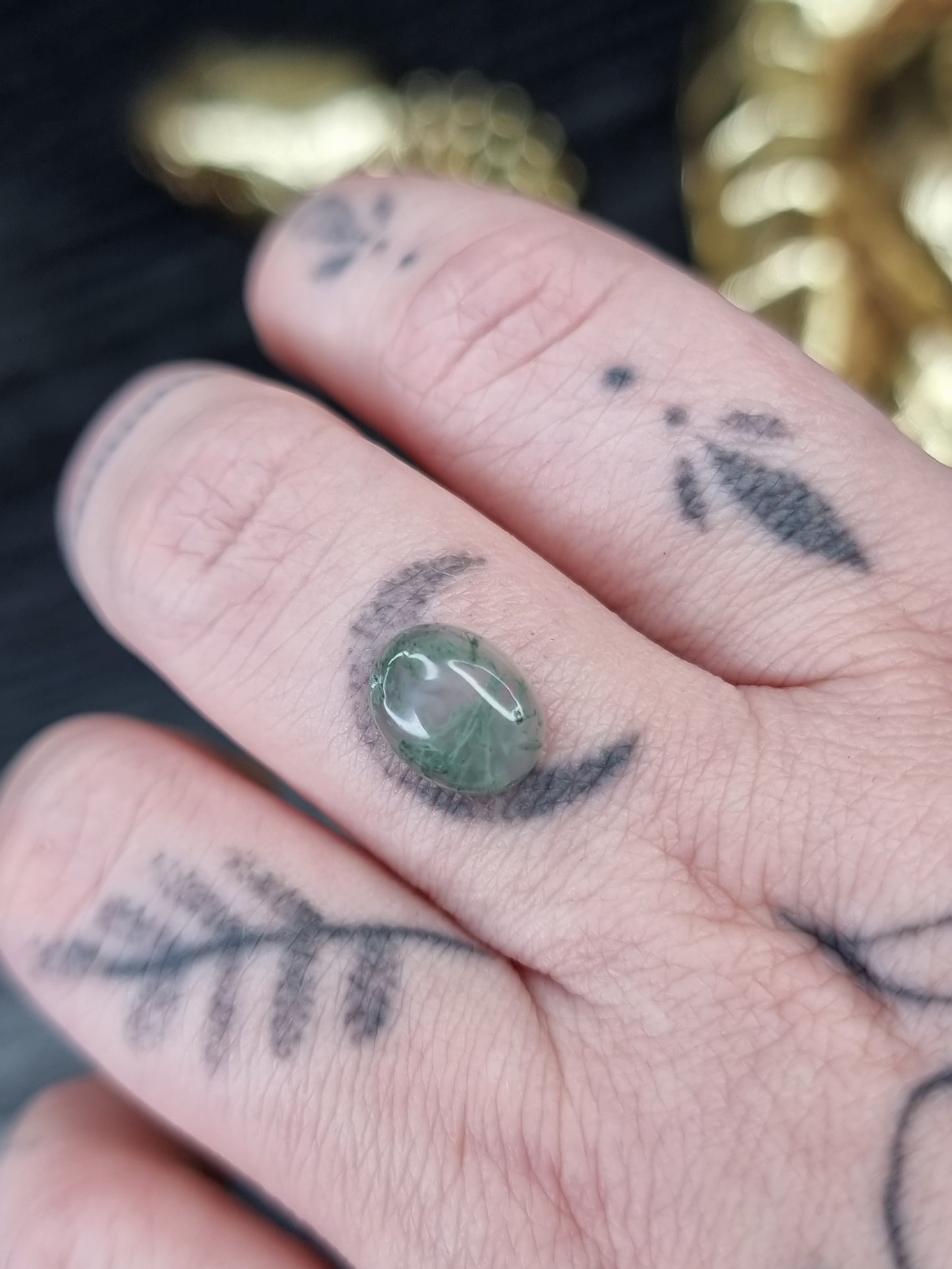 Moss Agate Oval PYP