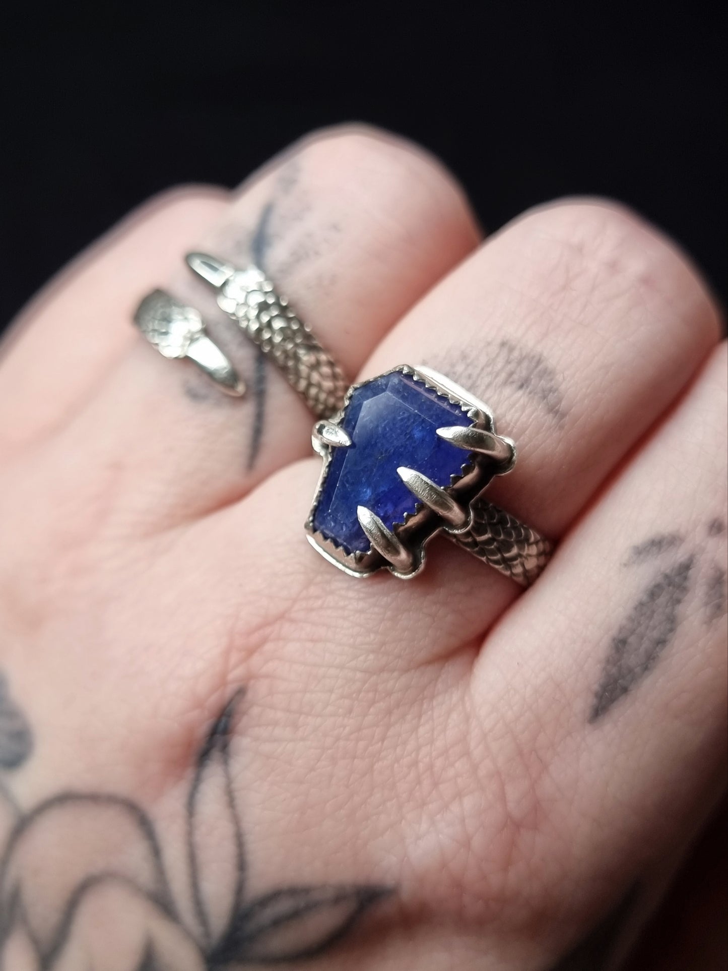 Tanzanite Crypt Keeper Ring MTO