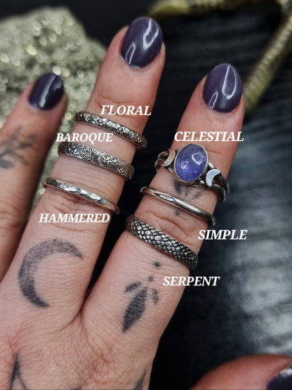Amethyst Rose Cut Round PYP