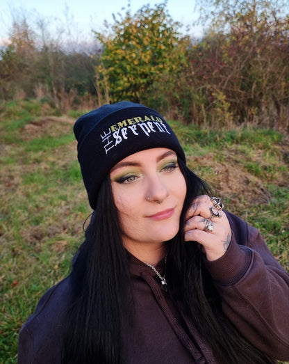 The Emerald Serpent Beanie Hat