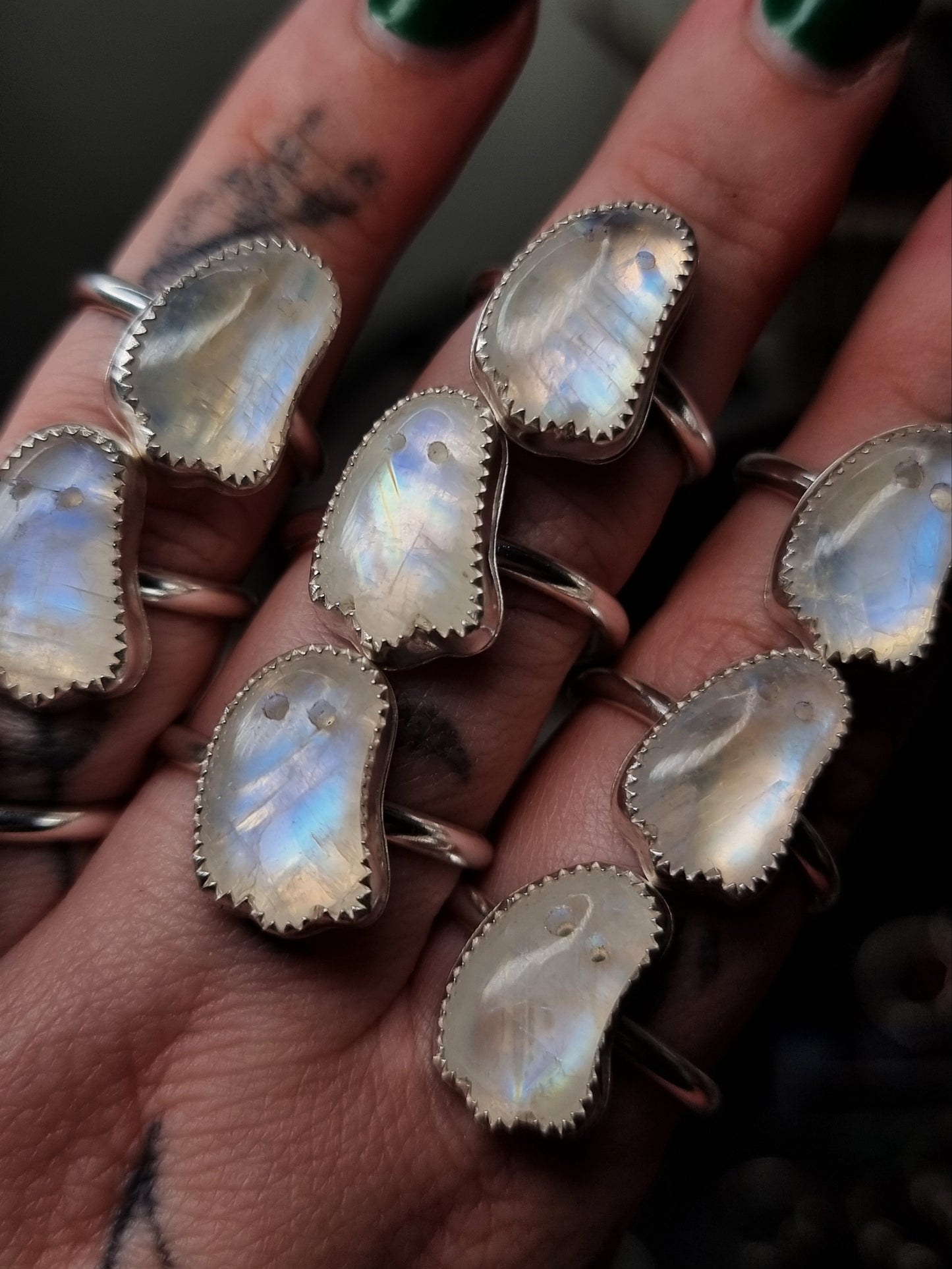 Moonstone Poe Ring MTO