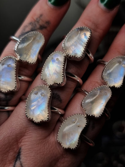 Moonstone Poe Ring MTO