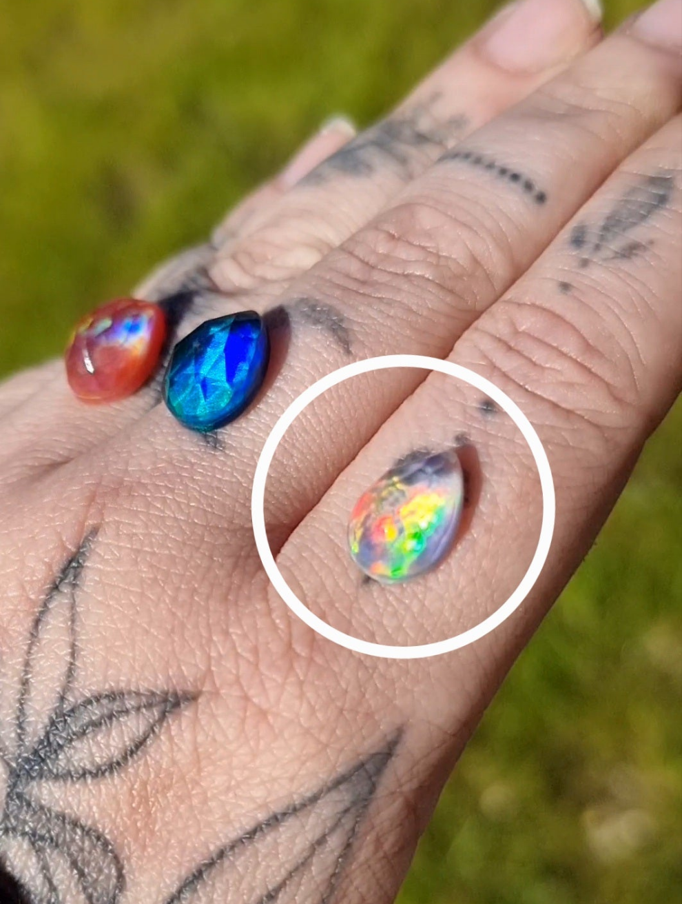 Aurora Opal Quartz Doublet PYP RESERVED