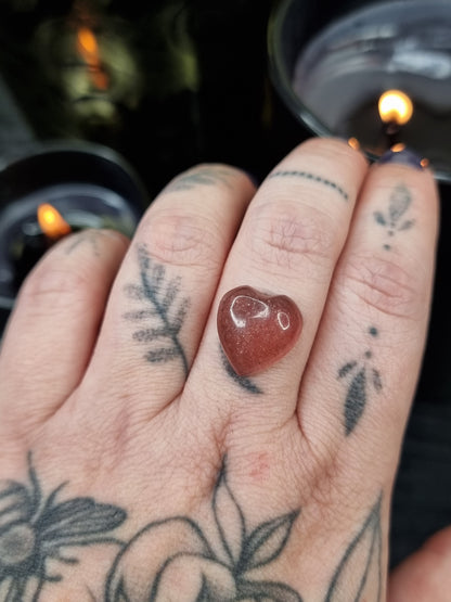 Strawberry Quartz Heart PYP