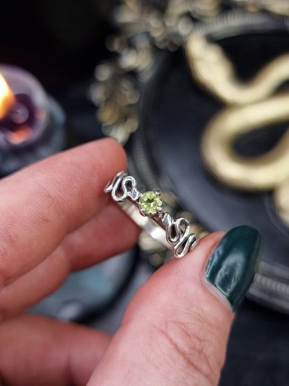 Peridot Venom Ring (UK R)