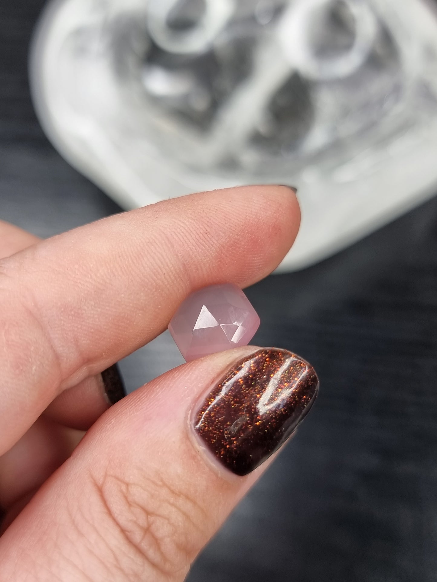 Pink Chalcedony Hexagon PYP