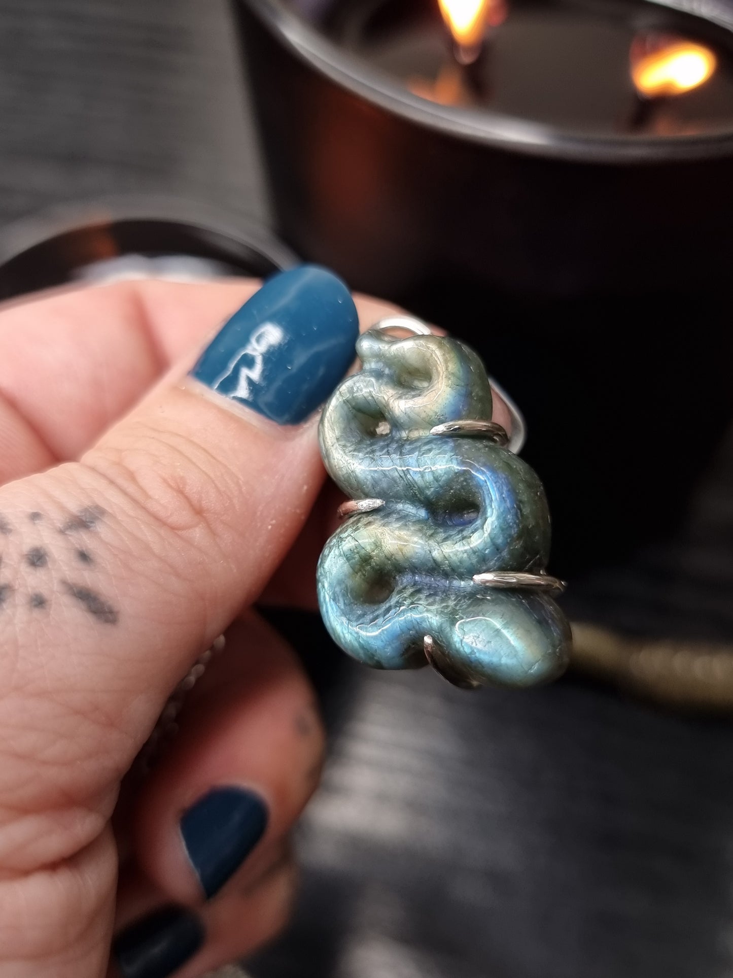 Clawed Snake Necklace