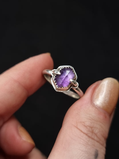 Amethyst Fang Ring MTO