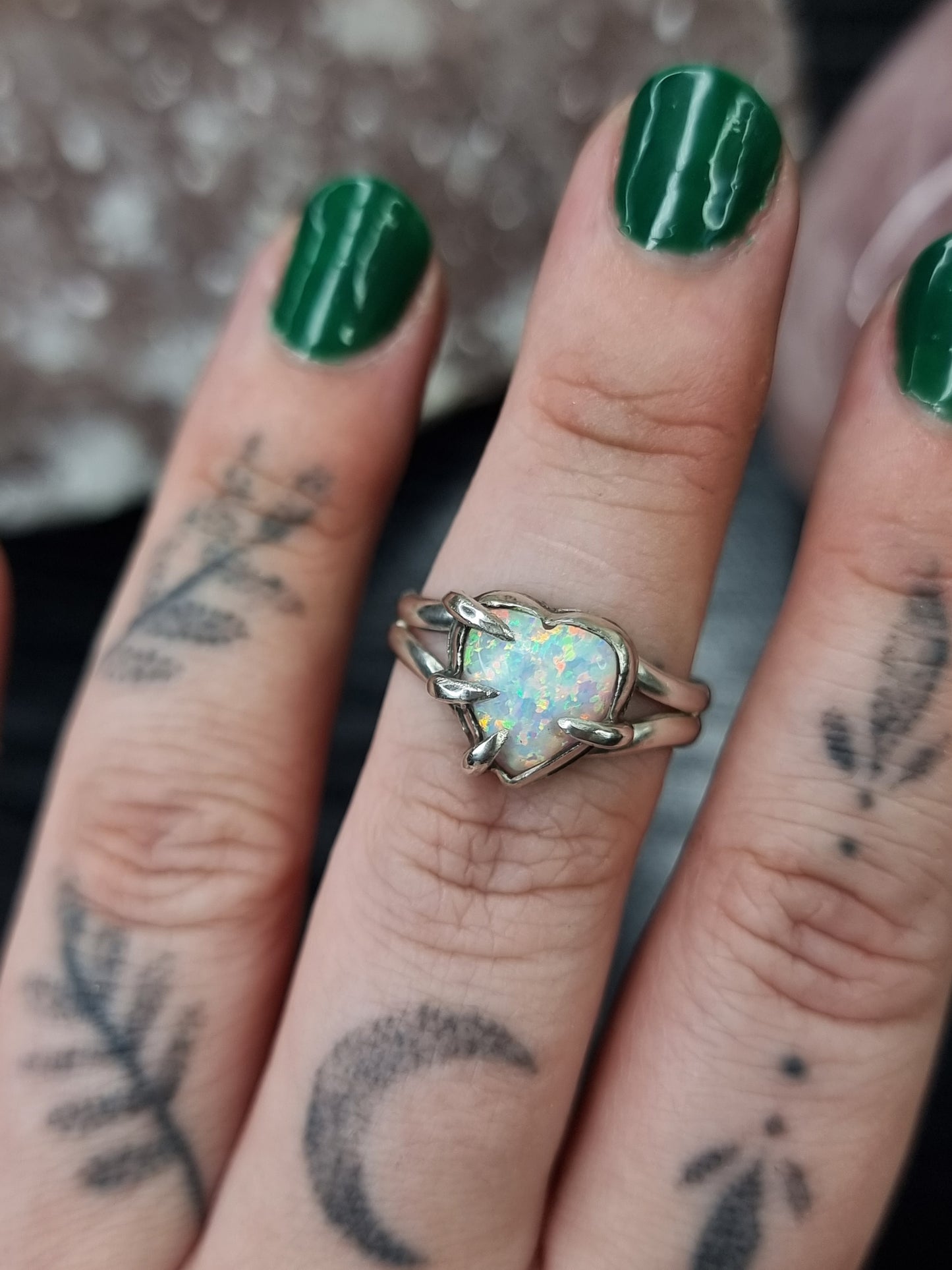 Opal Lovers Grasp Ring MTO