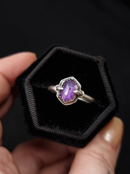 Amethyst Fang Ring MTO