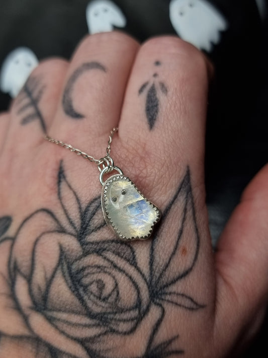 Moonstone Poe Necklace 01