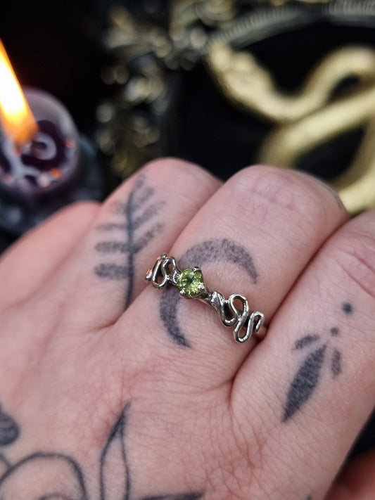 Peridot Venom Ring (UK R)