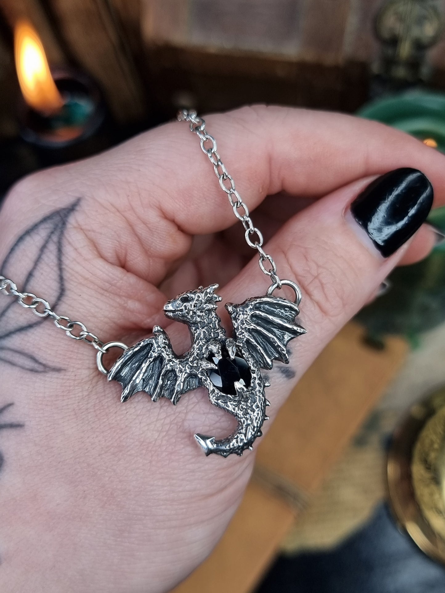 Black Draco Necklace