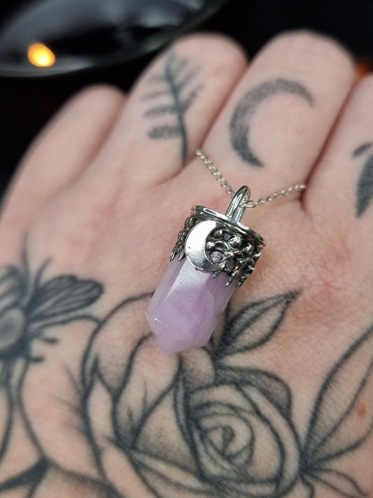 Kunzite Cathedral Necklace