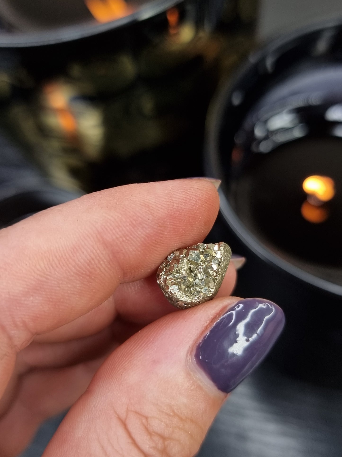 Pyrite Cluster Teardrop PYP