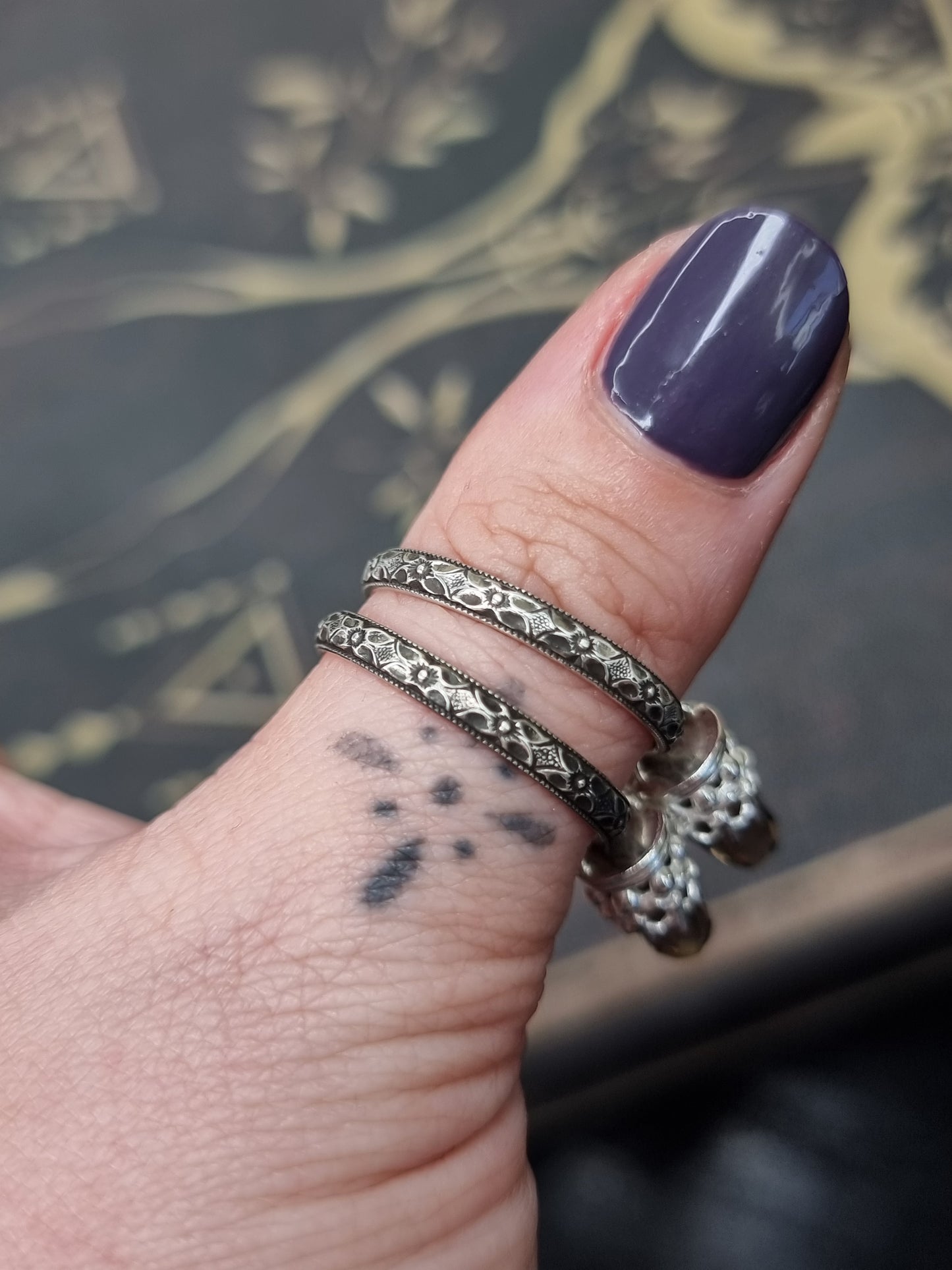 Smoked Hoop Earrings MTO