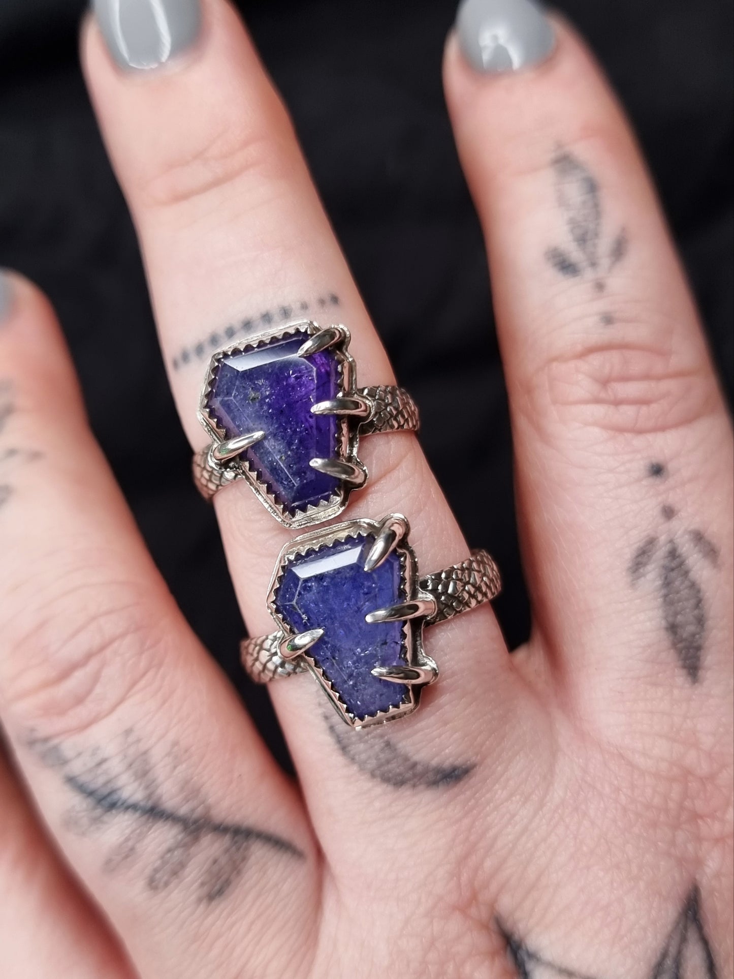 Tanzanite Crypt Keeper Ring MTO