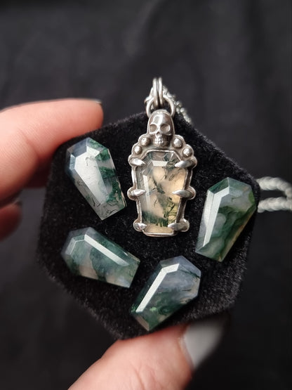 Moss Agate Catacomb Necklace MTO