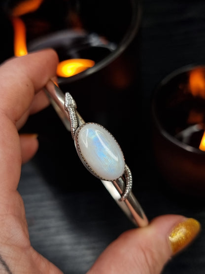 Moonstone Medusa Cuff