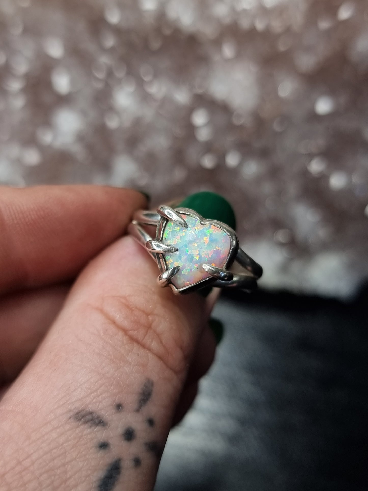 Opal Lovers Grasp Ring MTO