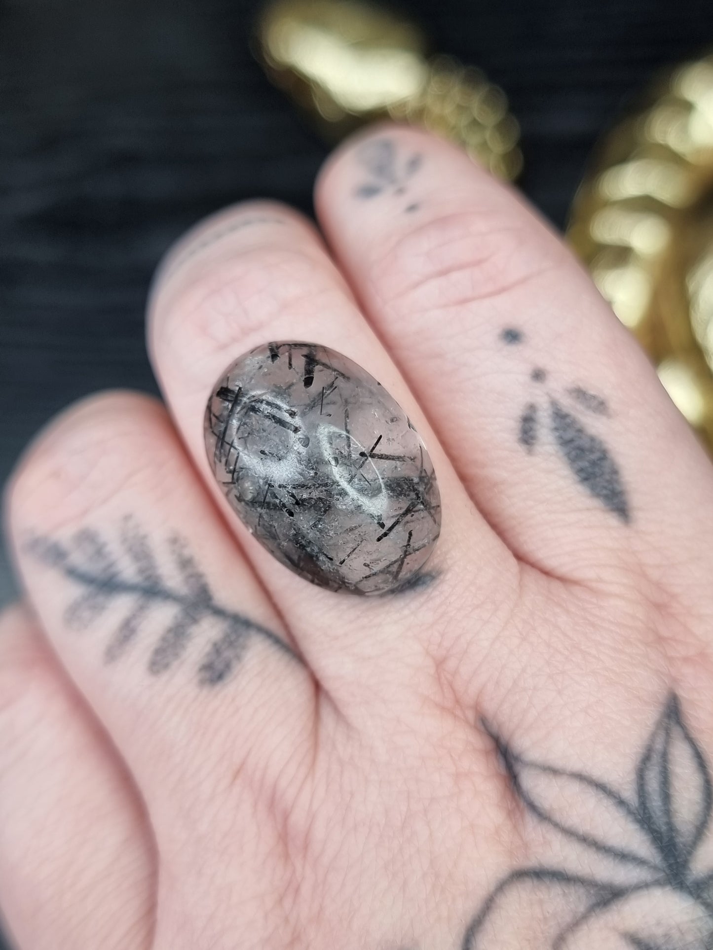 Tourmaline In Quartz Oval PYP