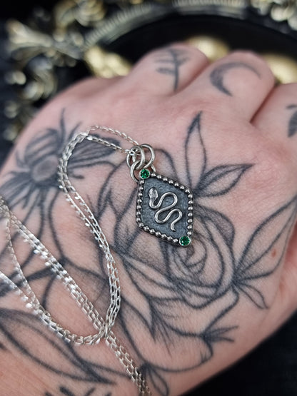 Green Serpent Necklace