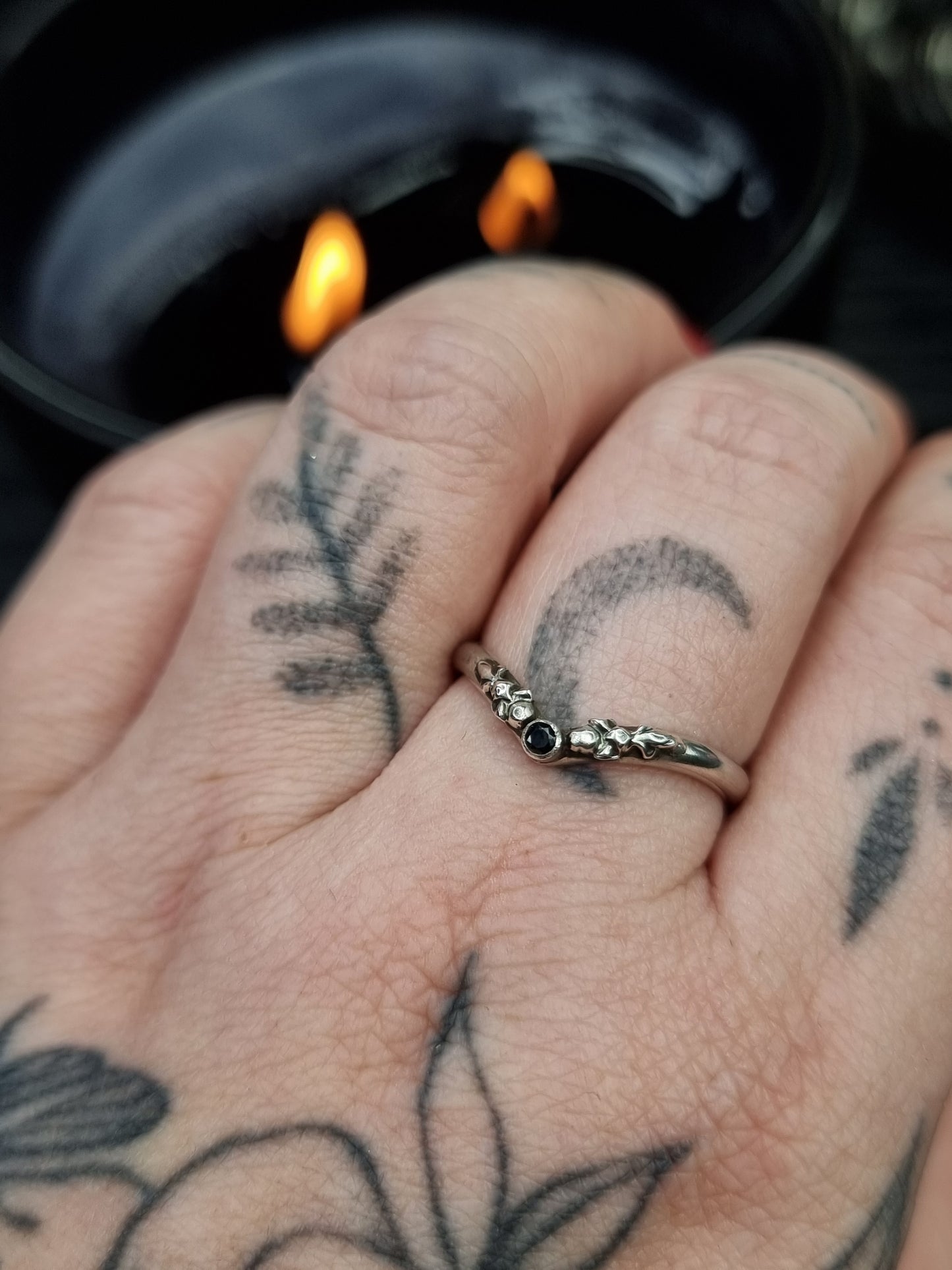 Adorn Wishbone ring MTO