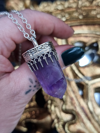 Amethyst Cathedral Necklace