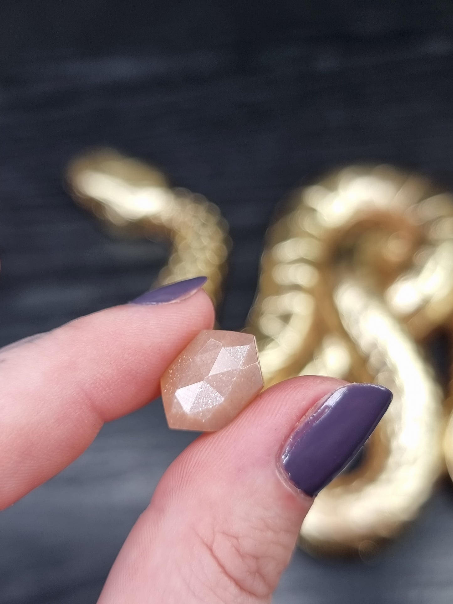 Peach Moonstone Rupee PYP