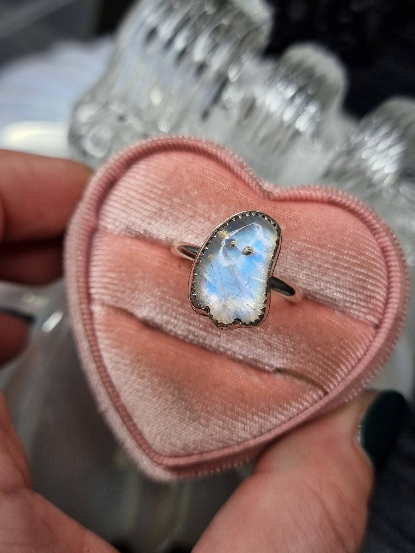 Moonstone Poe Ring MTO