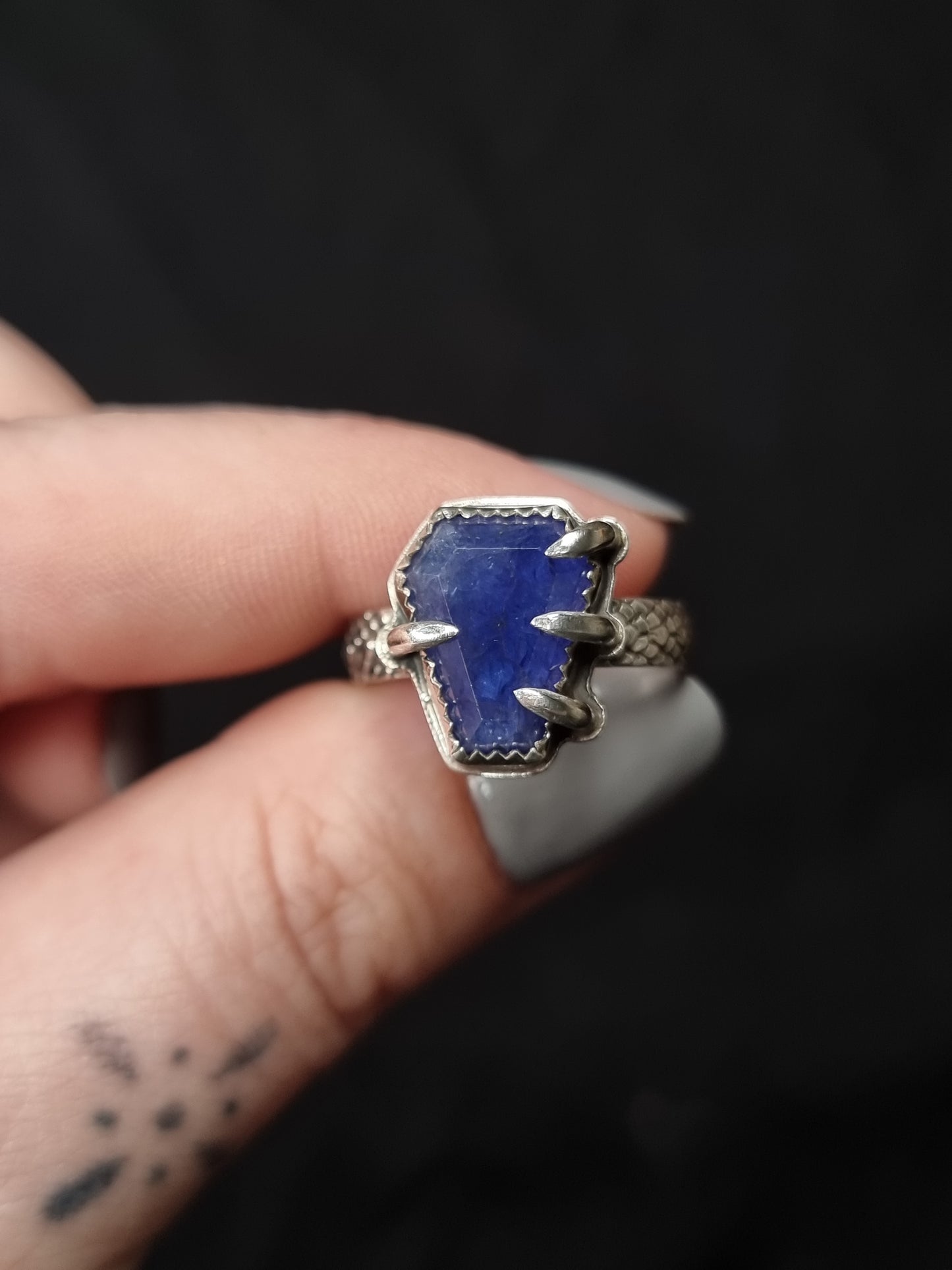 Tanzanite Crypt Keeper Ring MTO