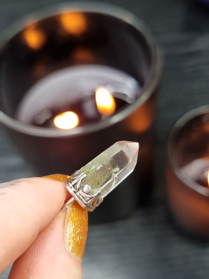 Lodalite Quartz Cathedral Necklace