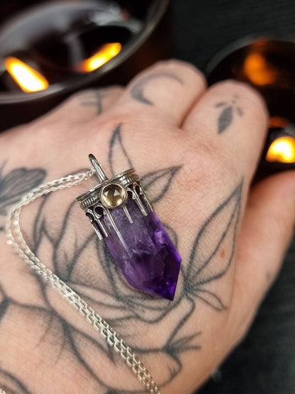 Amethyst Cathedral Necklace 01