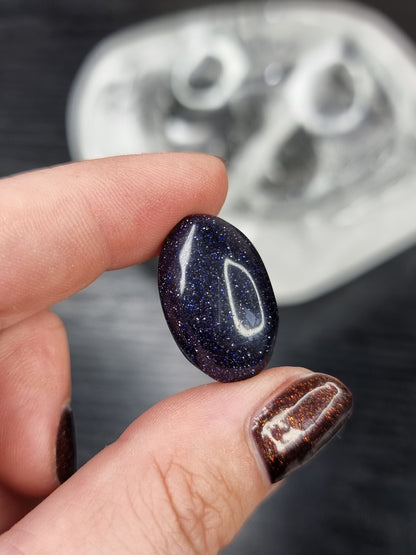 Blue Goldstone Oval 02 PYP