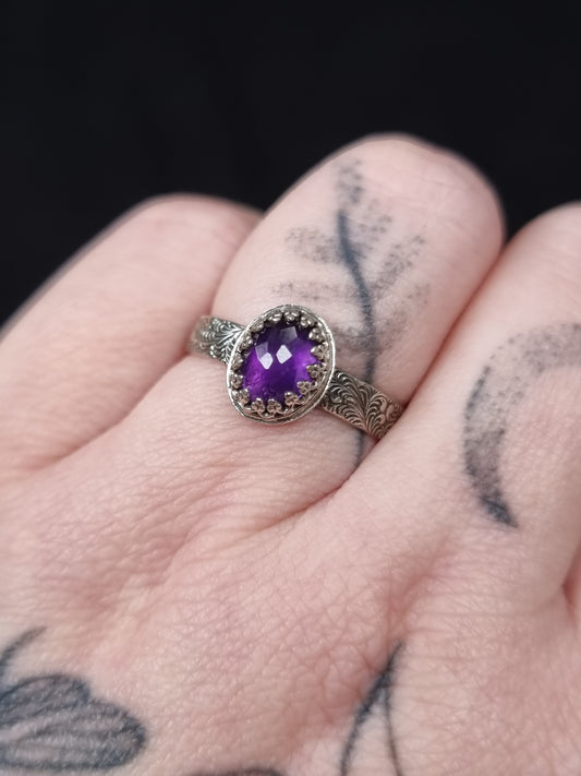 Amethyst Rosa Ring MTO