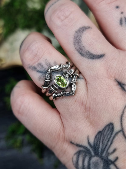 Sapling Wishbone Ring MTO