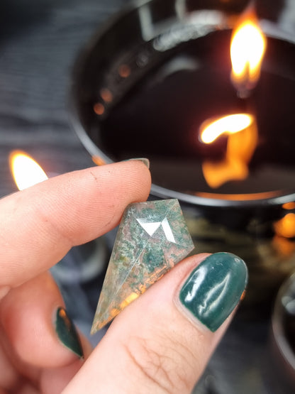 Moss Agate Quartz Doublet Kite PYP