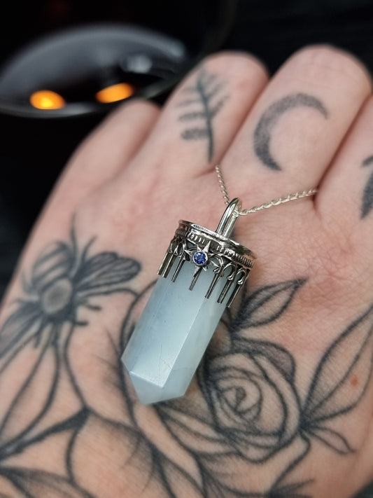 Aquamarine Cathedral Necklace