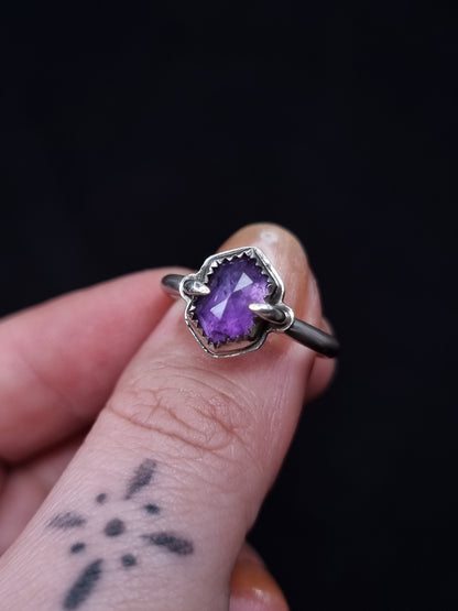 Amethyst Fang Ring MTO