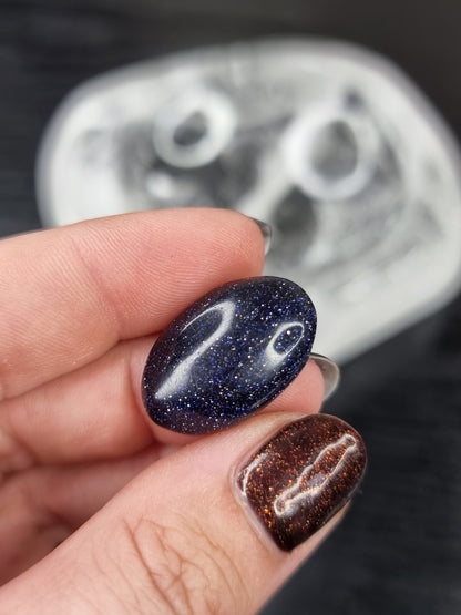 Blue Goldstone Oval 02 PYP