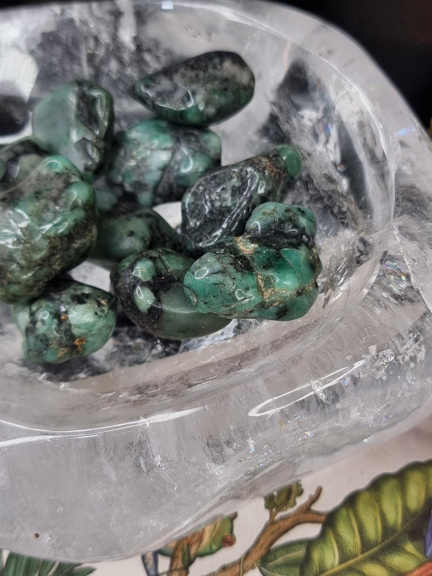 Emerald Tumble stone