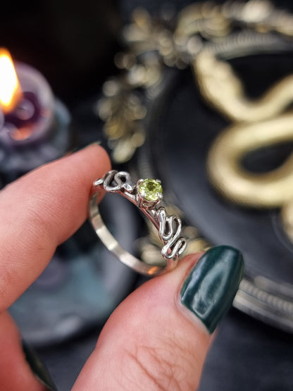 Peridot Venom Ring (UK R)