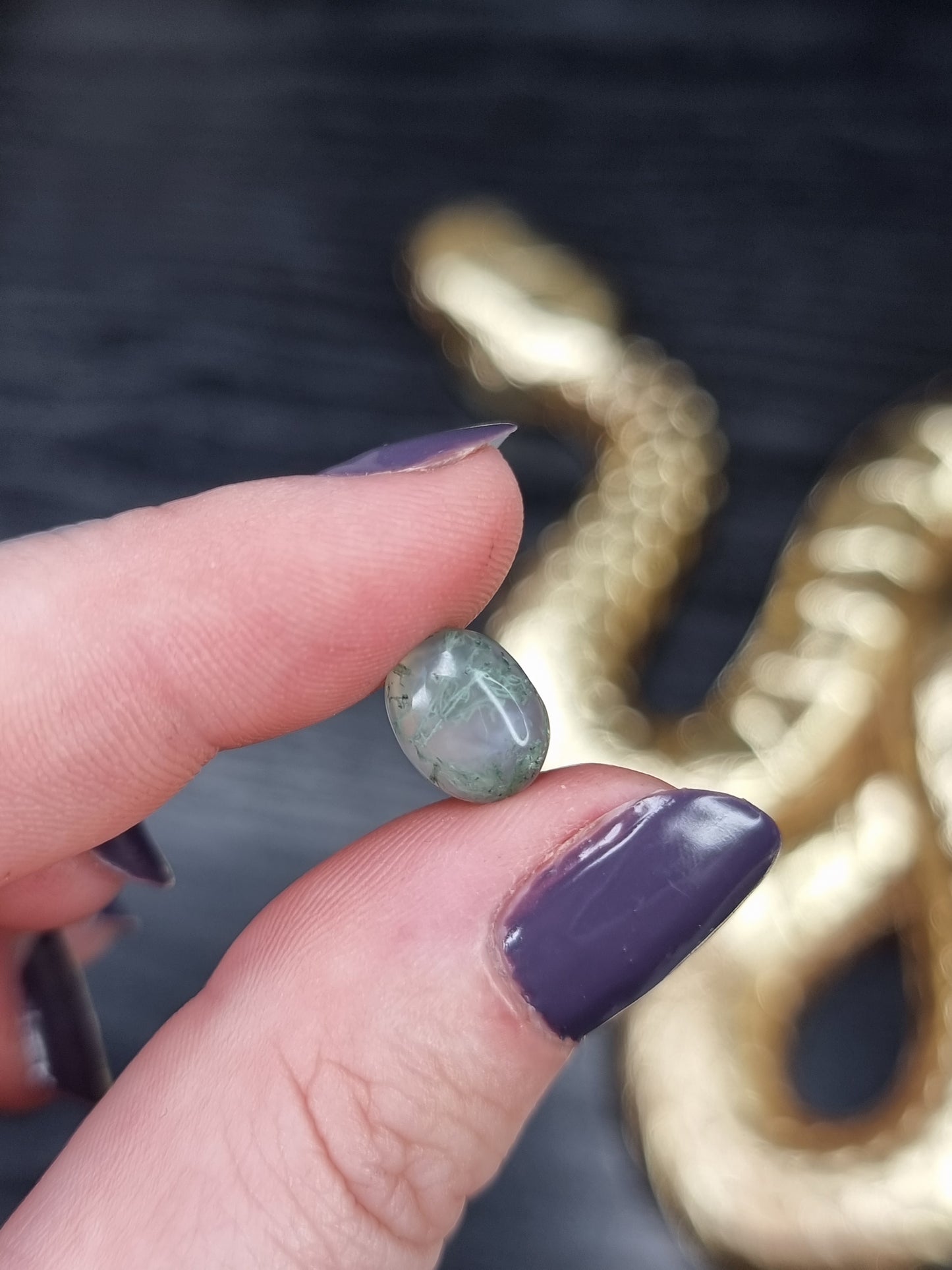 Moss Agate Oval PYP