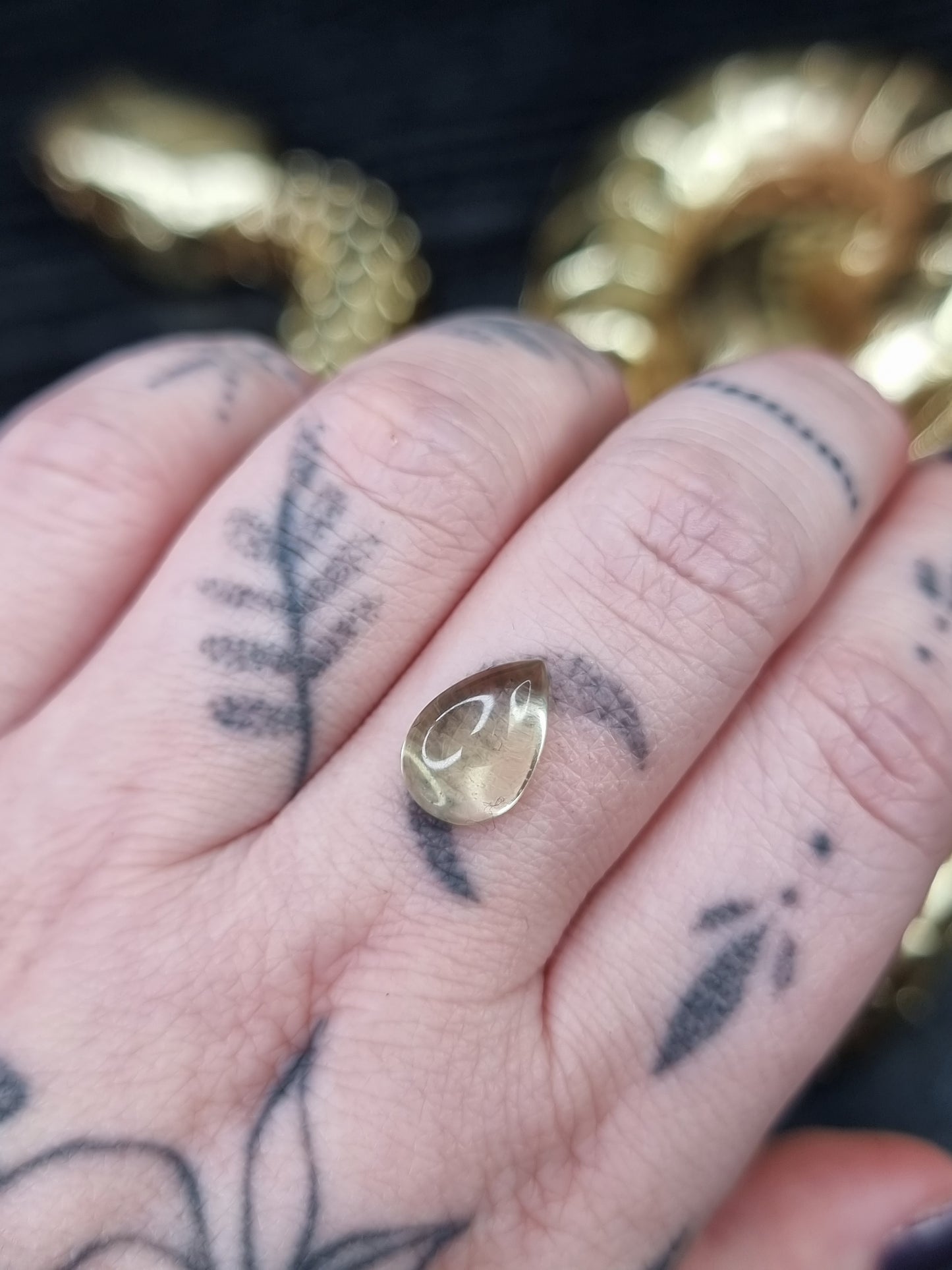 Citrine Teardrop PYP