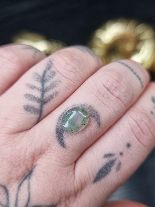 Moss Agate Oval PYP