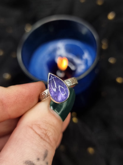 Tanzanite Baroque Ring (UK N 1/2)