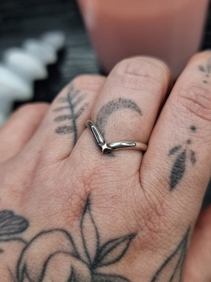 Flare Wishbone Ring MTO